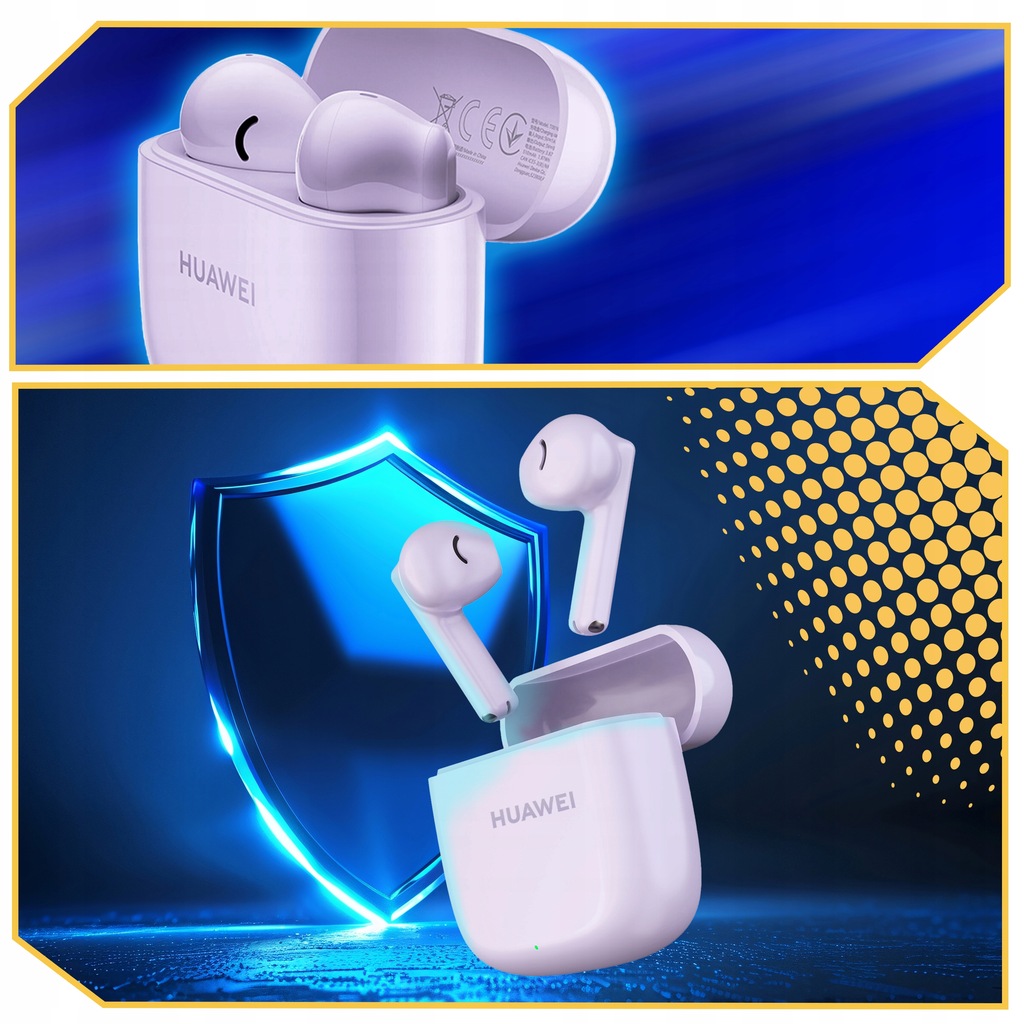 SŁUCHAWKI BEZPRZEWODOWE Huawei FreeBuds SE 2 DOUSZNE Bluetooth 5.3 FIOLET Rodzaj słuchawek dokanałowe